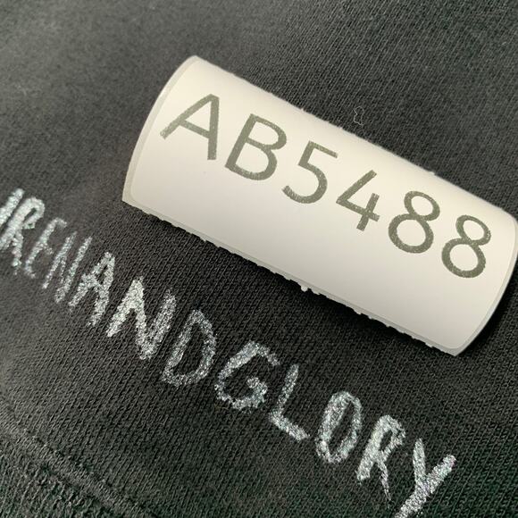 Wren + Glory Women Sweater Black Crew Neck Long Sleeve Hand Painted 2000s NEW - Picture 12 of 12